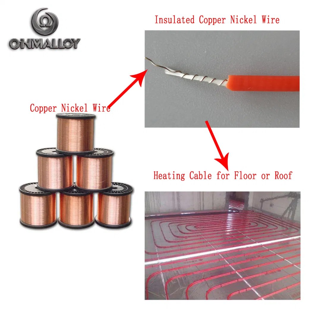 Copper Based Nickel CuNi10 Nc015 Rod Strip Wire Heating Resistance Material